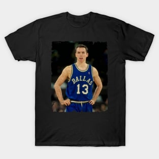 Steve Nash - Playing For The Dallas Mavericks T-Shirt